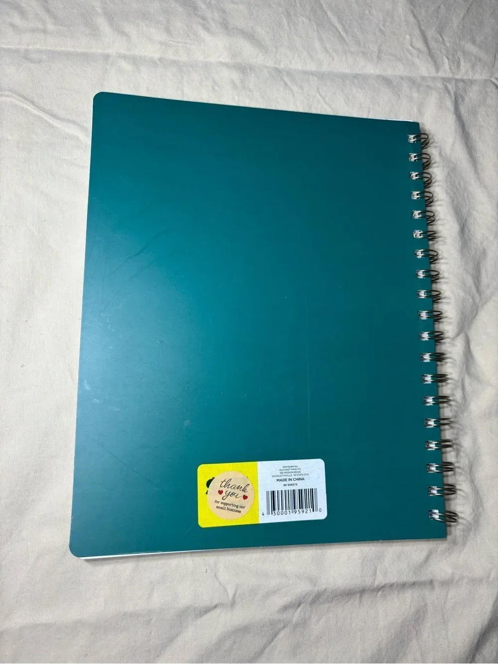 New Teal Weekly Planner with Citrus Illustration Undated Agenda